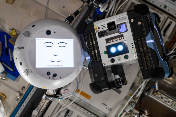 Robotic Duo Astrobee and CIMON Rendezvous on International Space Station