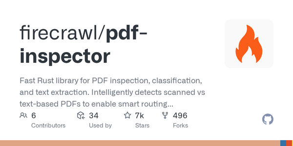 Article image for New Rust Library Classifies and Extracts PDF Text in Under 200ms Without OCR or ML Models