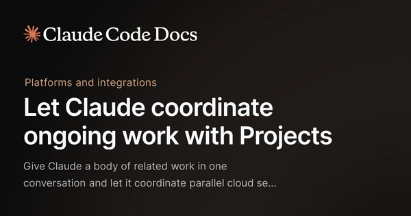 Anthropic Launches Claude Code Projects Beta for Parallel AI Coding Threads