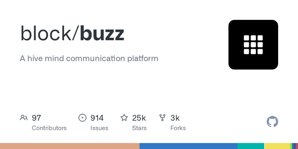 Article image for Block Launches Buzz: Open-Source Workspace Where AI Agents Work Alongside Humans as Full Team Members