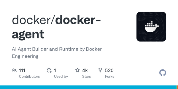 Article image for Docker Says Its Docker-Agent Builds AI Agents with No Code