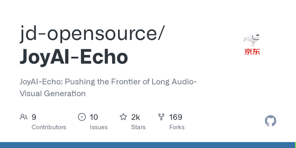Article image for JD.com Launches JoyAI-Echo: Open-Source AI Platform Generating 5-Minute Audio-Visual Content and Interactive World Models