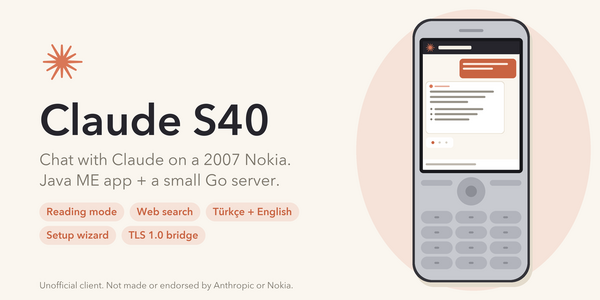 Claude Comes to 2007 Nokia Series 40 Phones Through Unofficial Java ME Client