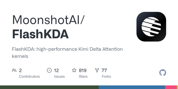 MoonshotAI Launches FlashKDA: Open-Source High-Performance Attention Kernel Now Live on GitHub