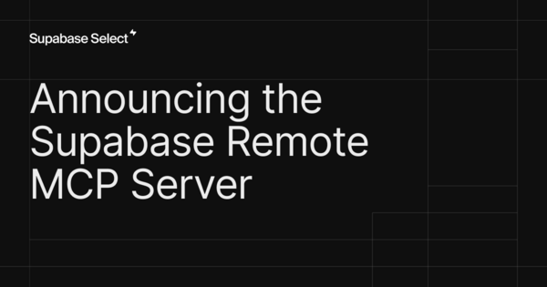 Supabase Launches Remote MCP Server Enabling AI Agents to Connect via Single URL Without Local Installation