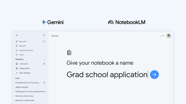 Google Launches 'Notebooks' Feature in Gemini App, Syncing With NotebookLM for Seamless Project Management