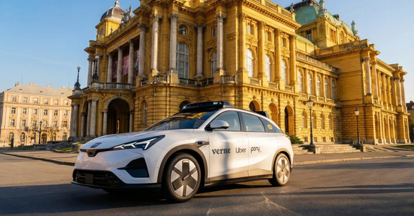 Article image for Uber Partners With Pony AI and Verne to Launch Europe's First Commercial Robotaxi Service in Zagreb