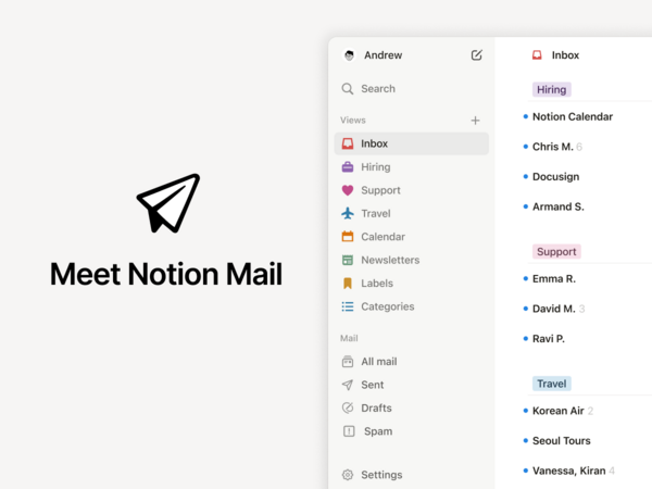 Notion Unveils AI-Powered Notion Mail, Revolutionizing Email Productivity