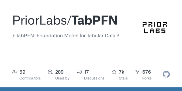 TabPFN Launches Open-Source Foundation Model for Tabular Data with Cloud and Local Inference Options