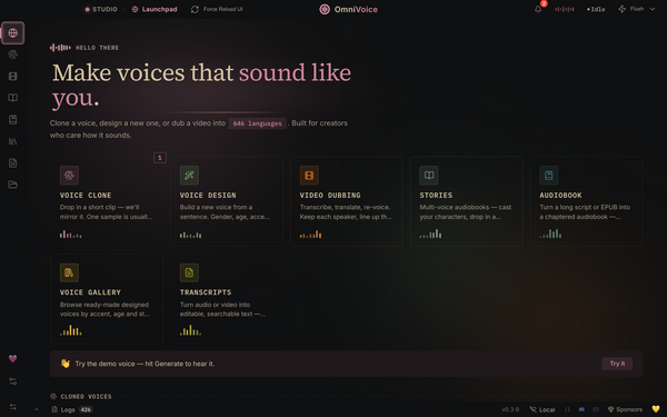 Open-Source VoiceStudio Rivals ElevenLabs With Free Voice Cloning Across 646 Languages—No Account Required