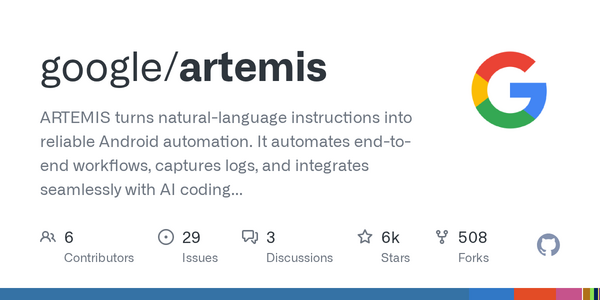Google Releases ARTEMIS, Open-Source AI Tool for End-to-End Android Automation