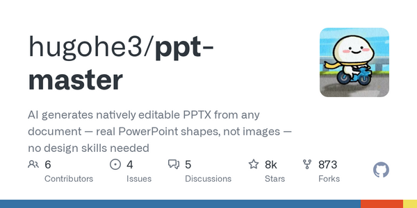 Open-Source AI Tool PPT Master Converts PDFs and Docs Into Editable PowerPoint Files for as Low as $0.08