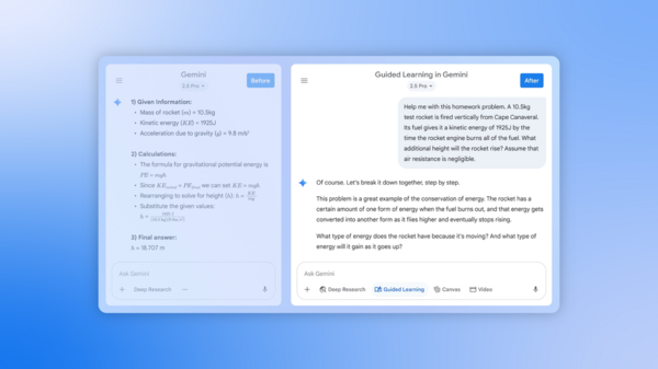 Gemini AI Launches Guided Learning for Immersive Skill-Building