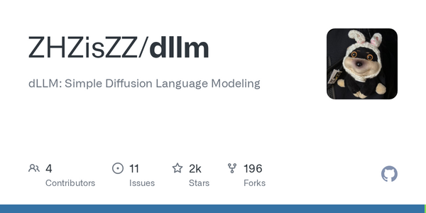 Article image for dLLM Unifies Diffusion Language Model Training and Inference with Open-Source Library Supporting LoRA, DeepSpeed, and Fast Decoding