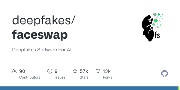 Article image for Open-Source AI Tool FaceSwap Surpasses 56,700 GitHub Stars While Developers Push Strict Ethical Guidelines