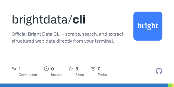 Article image for Bright Data Launches CLI Tool for Scraping 40+ Platforms Including Amazon, LinkedIn, and TikTok Directly from Terminal