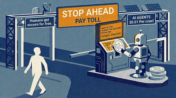 Developer launches x402 paywall charging AI agents $0.01 per page as Google confirms publisher AI-payment pilot