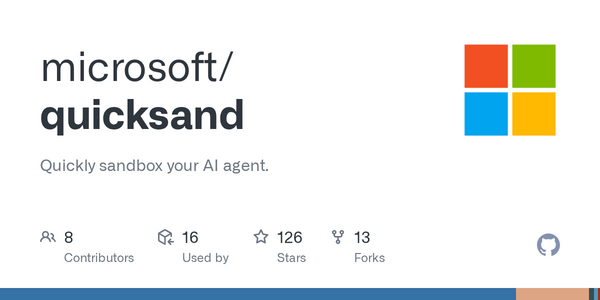 Article image for Microsoft's Quicksand Sandboxes AI Agents Without Root Privileges or Docker