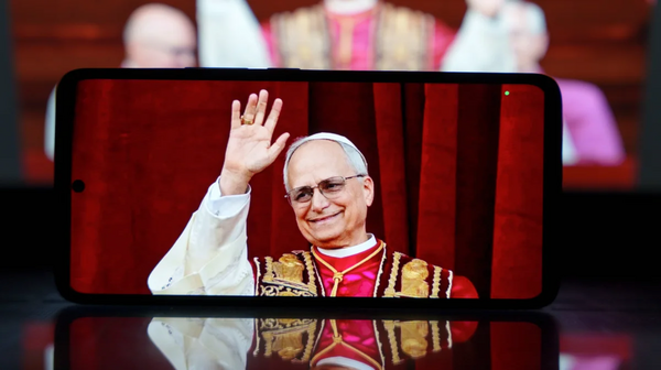 Article image for New Pope Leo XIV Sports Apple Watch and Budget Diver's Watch While Warning AI Threatens Human Dignity
