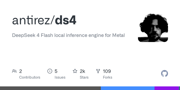 New Open-Source Engine Brings DeepSeek V4 Flash Local Inference to Apple Silicon Macs
