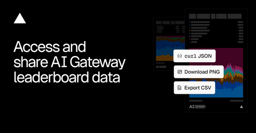 Vercel Opens AI Gateway Leaderboard Data to the Public Under Creative Commons License