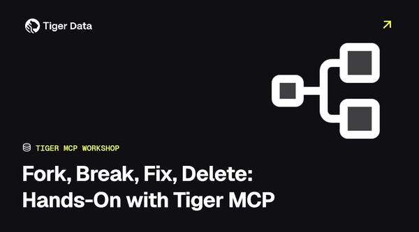 Article image for Tiger Data Hosts Free Oct. 21 Workshop on Tiger MCP for Coding Agents