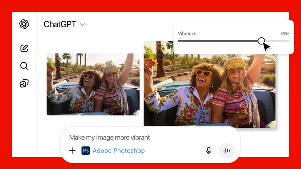 Adobe Integrates Photoshop, Express, and Acrobat Into ChatGPT for Voice-Controlled Editing