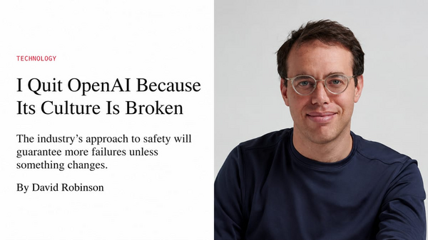 Article image for OpenAI Safety Lead David Robinson Quits, Calls Company Culture "Broken"