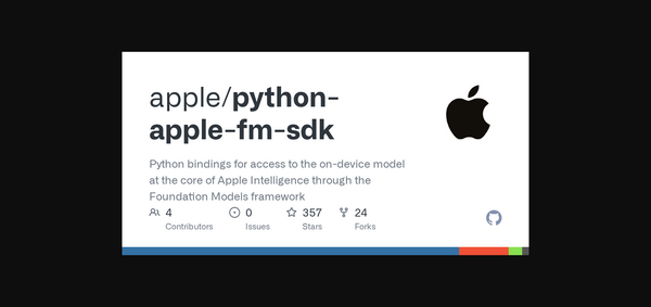 Apple Launches Python SDK for On-Device AI, Bringing Foundation Models to macOS 26 Developers