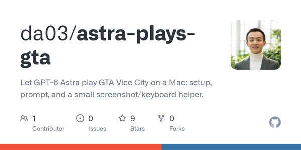 Article image for GPT-6 Astra Can Now Play GTA Vice City on Mac Using Screenshots and Keyboard Inputs