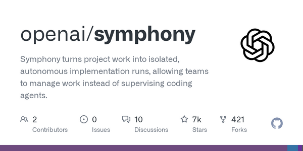Article image for OpenAI Launches Symphony, an Open-Source Tool That Lets Teams Manage AI Coding Agents at Scale