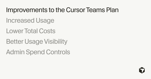 Cursor Overhauls Teams Plan With Dual Usage Pools, New Premium Tier, and Real-Time Spend Alerts