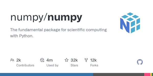 Article image for NumPy v2.5.0 Launches as Open-Source Scientific Computing Powerhouse Surpasses 32,400 GitHub Stars