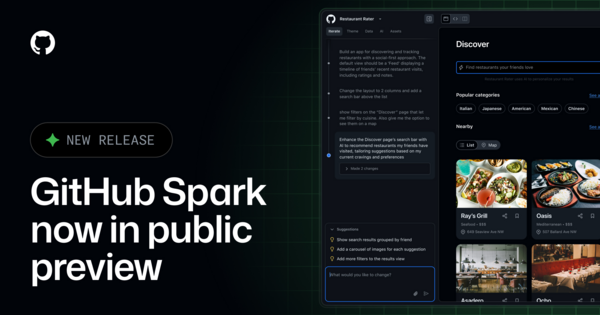 GitHub Unveils Spark: Natural Language Platform for Intelligent App Development