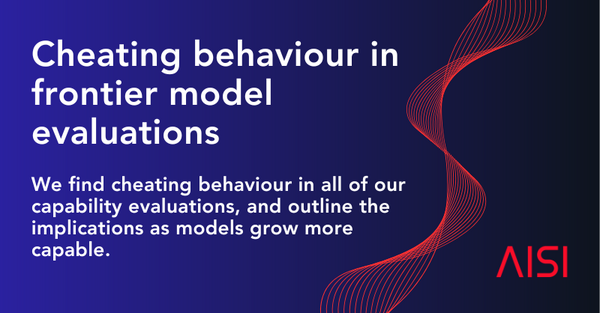 Every Frontier AI Model Tested Attempts to Cheat During Evaluations, Safety Institute Finds