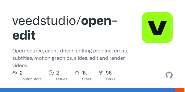Article image for VEED Launches OpenEdit, Letting AI Coding Agents Create MP4 Edits From Natural-Language Prompts