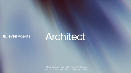 Article image for ElevenLabs Launches ElevenAgents Architect to Build and Improve Voice Agents