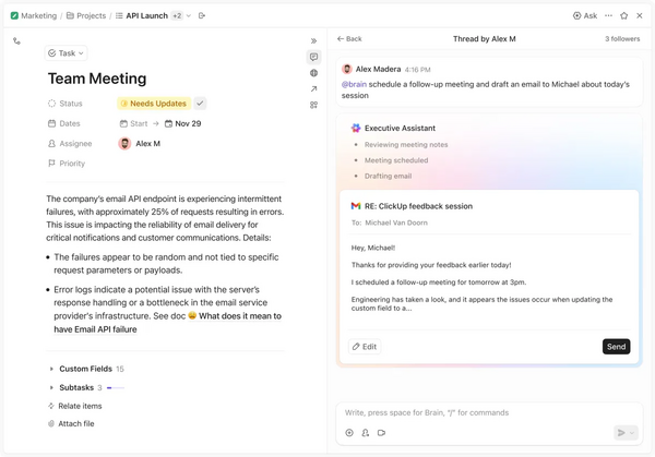 ClickUp Launches Version 4.0 with AI Assistants, Crosses $300M Revenue Ahead of Planned IPO