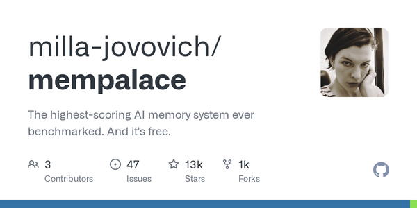Article image for Free AI Memory System MemPalace Sets Record 96.6% Benchmark Score With Zero API Calls, Outperforming Paid Rivals