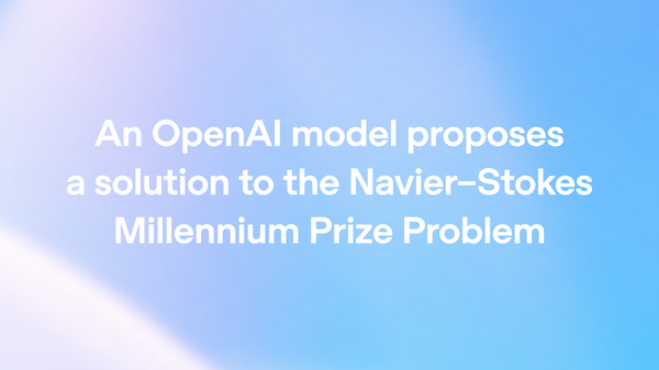 Article image for OpenAI AI System Solves 90-Year-Old Navier-Stokes Millennium Prize Problem, Proving Fluid Singularities Exist
