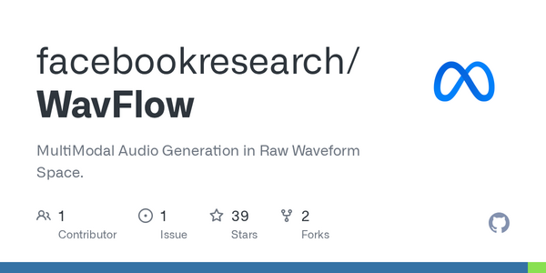 Article image for Meta AI Releases WavFlow, a Multimodal Audio Generation Framework That Produces Synchronized High-Fidelity Audio from Video and Text