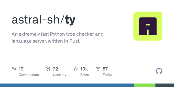 Meet 'ty': The Blazing-Fast Python Type Checker and Language Server in Rust