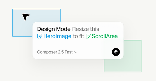 Article image for Cursor's Design Mode Now Lets Users Direct AI Agents With Clicks, Drawings, and Voice in Live Products