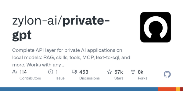 Article image for PrivateGPT Relaunches as Full Production API, Enabling Private Local AI Apps Without Cloud Dependency