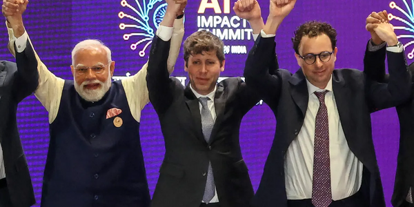 OpenAI and Anthropic CEOs Refuse to Make Eye Contact in Awkward Group Photo with Modi as AI Rivalry Intensifies