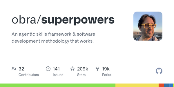 Article image for Open-Source AI Coding Framework 'Superpowers' Hits 209K GitHub Stars, Bringing Structured Development Methodology to Leading Coding Agents
