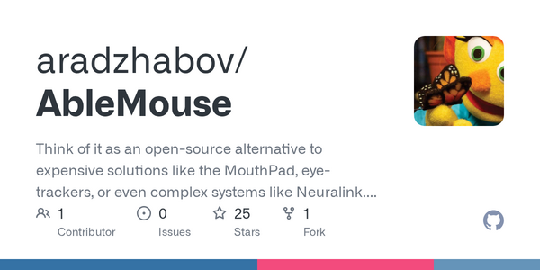 AbleMouse Launches Open-Source Computer Control System for Disabled Users, Challenging Expensive Assistive Tech Market