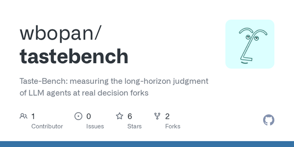 Taste-Bench Launches 502-Question Test of AI Agents’ Long-Horizon Decision-Making