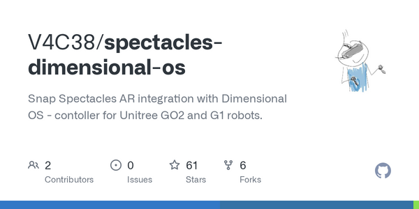 New Open-Source Project Lets Snap Spectacles AR Headsets Control Real Robots in Real-Time