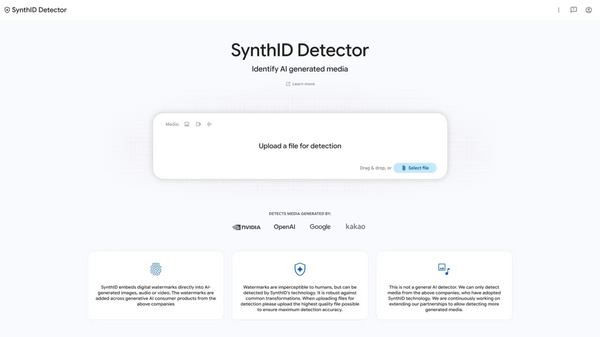 Article image for Google Opens SynthID Detector Website to Everyone for Spotting AI-Generated Media